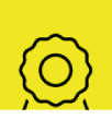 A yellow background with an image of a flower.